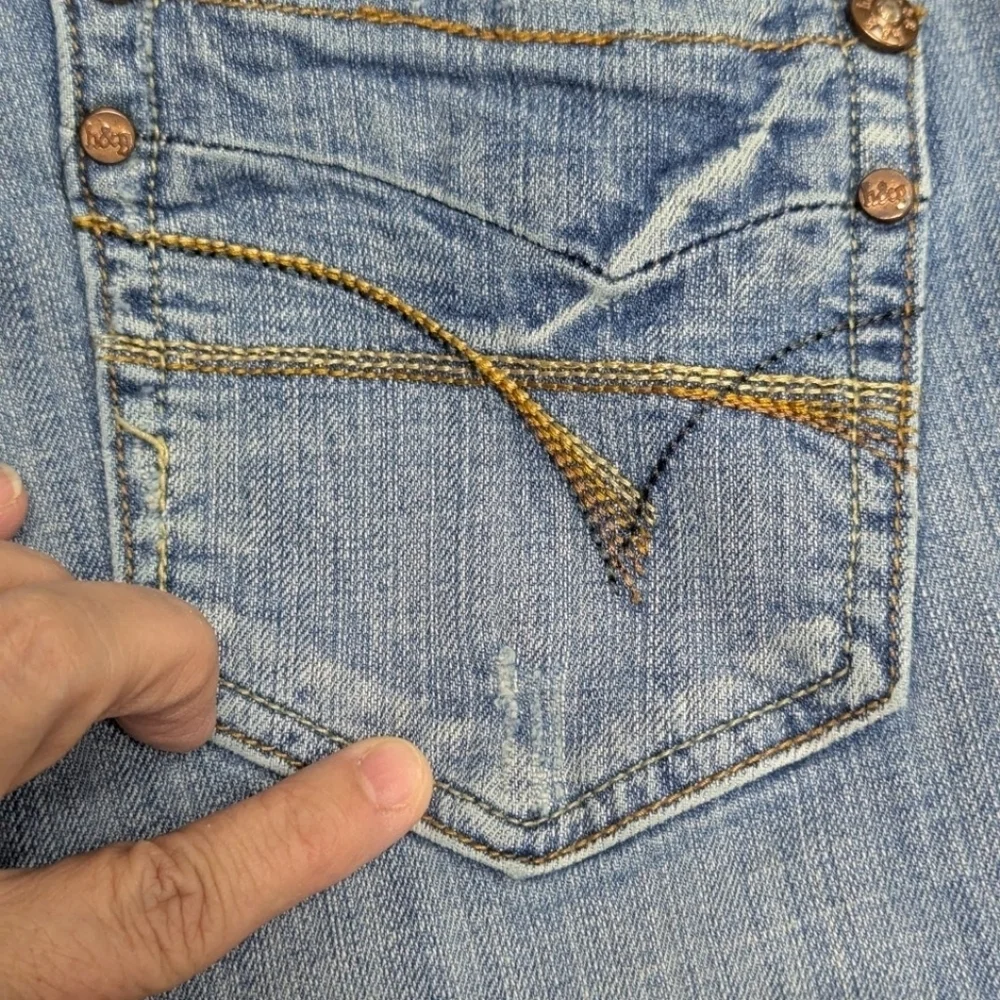 H & G size 11 juniors denim flare jeans